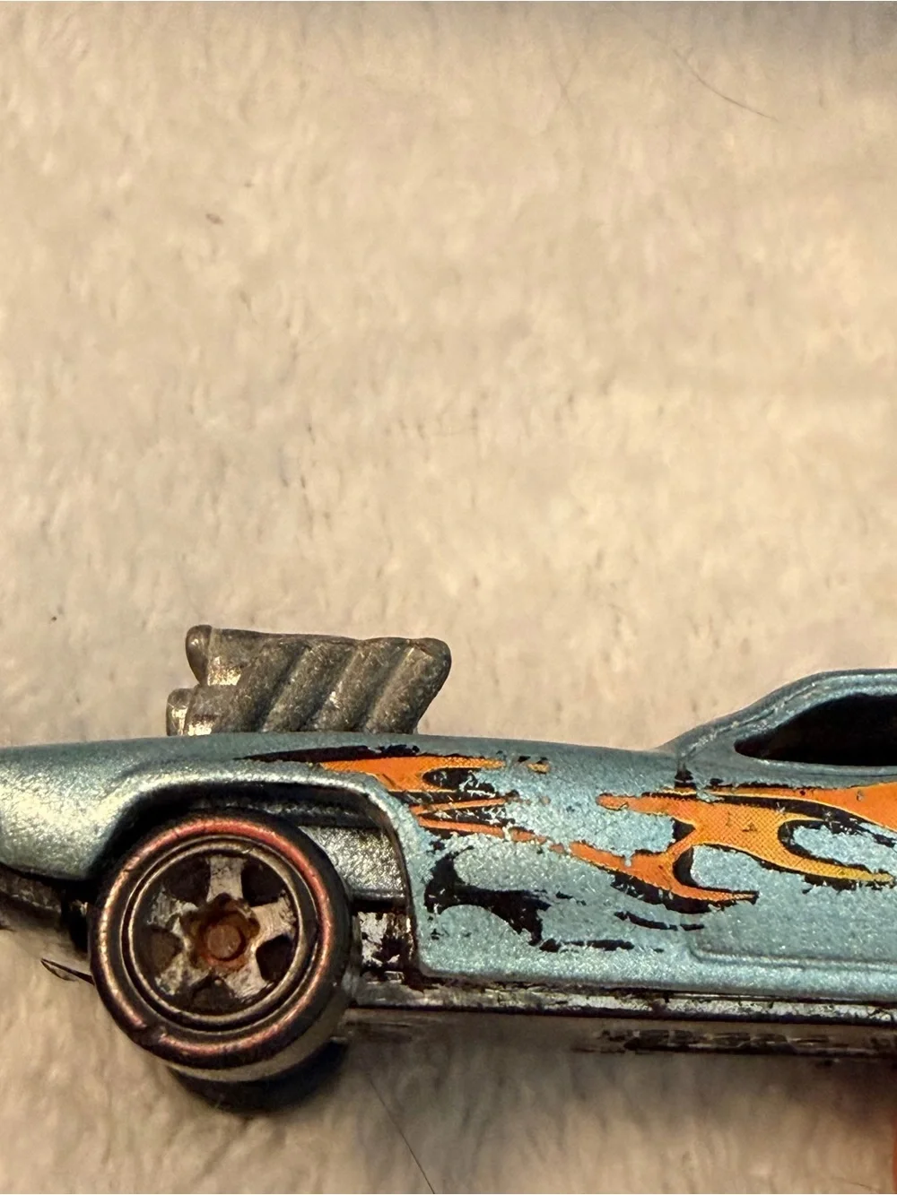 Hot Wheels 2005 Rodger Dodger Blue Flamed Redline 1:64